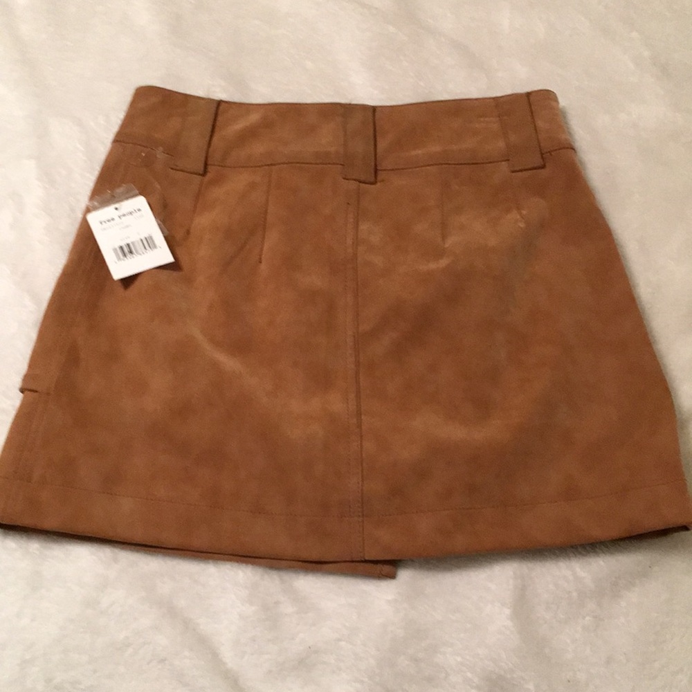 Free people Carson Utility Faux Leather Wrap Skirt - Picture 7 of 7